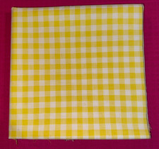 Tissu ancien Vichy Boussac pur