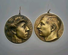 MEDAILLON BRONZE WW1/ VOGELAAR