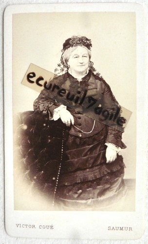 Cdv albumen victor coué - albumen, à
