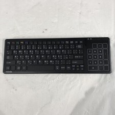 Toshiba Multi Language Wireless Touchpad Black Keyboard 062U50G