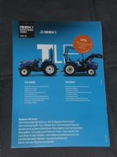ISEKI TLE 4550, TLE 3410 Tractor Brochure (25213)