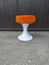 Tabouret Vintage Emsa Années 70 Pied Tulipe Siège Space Age Retro Années 70
