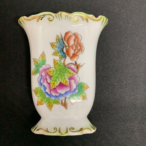 Herend vase sapkin stand - herend, vase/sapkin
