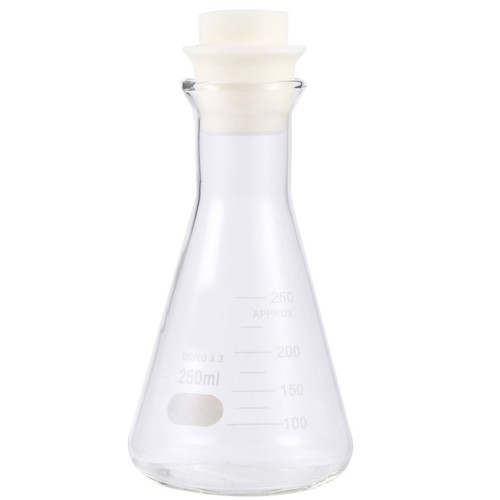 Fiole laboratoire conique - de,