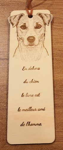 Marque page jack russel - marque,