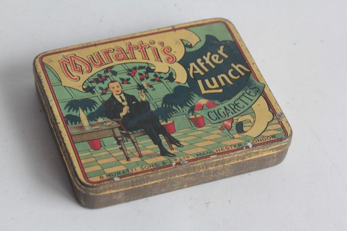Boîte cigarettes tôle - à,
