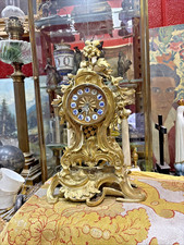 old bronze poster clock late 19th century style LXV rock