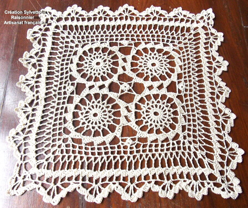 Napperon crochet creation - napperon,