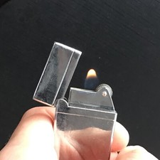 Chrome Rectangular Gas Lighter