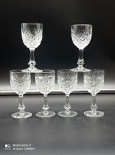 6 verres à liqueur digestif en Cristal de BACCARAT  mod COLBERT Signé.