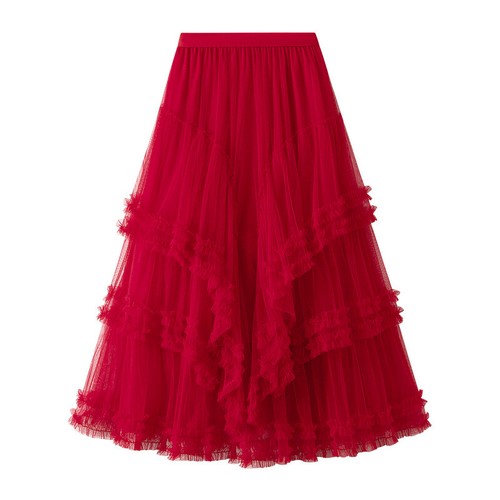 Jupe longue élastique taille - jupe,