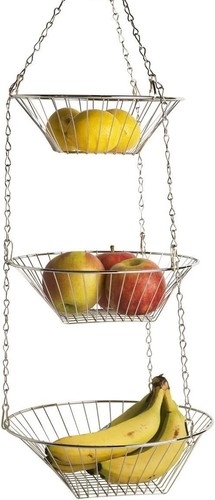 Chromed tiers hanging fruits - chromed, 3