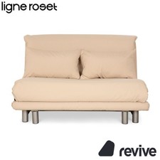Ligne Roset Multy Tissu Deux Places Crème Beige Canapé pour Dormir Neubezug