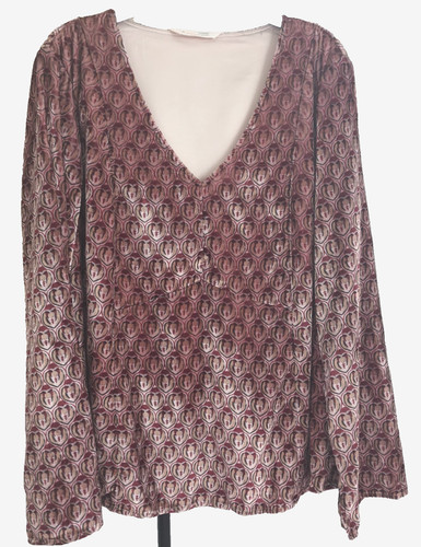 Chemisier velours odd - velours, molly
