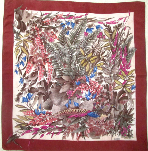 Gucci foulard soie - -,