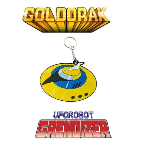 Porte clé goldorak soucoupe - porte,