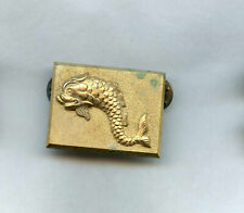 MARINE stamped brass amphibian patent