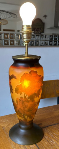 Grand pied lampe - lampe, en
