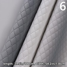 Pente Losange PU Cuir Tissu