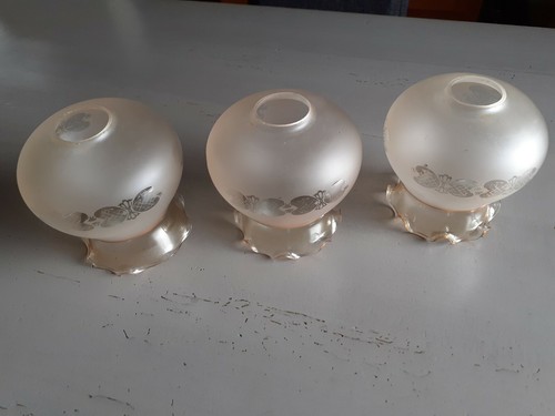Lot abat jour tulipe globe - 3,