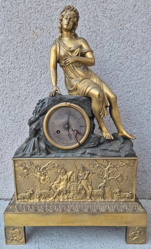 Antique pendule horloge - , empire