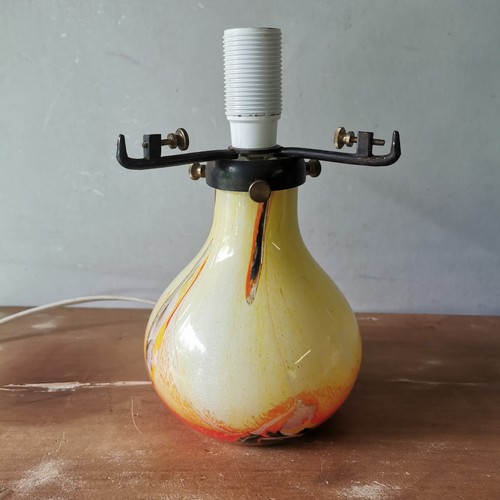 Lampe table verre - en,