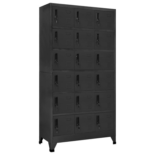 Armoire casiers noir - à,