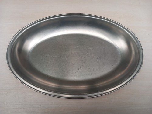 Plat creux ovale inox 8 - en,