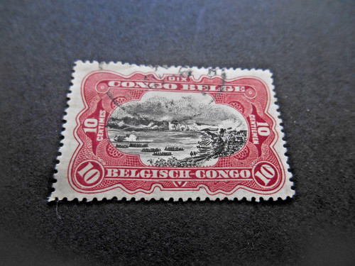 Timbre congo belge colonie - congo, belge,