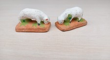 Santons/figurines de 2 moutons