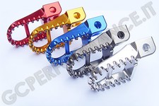 BLUE CNC ERGAL FOOTBOARDS FOR