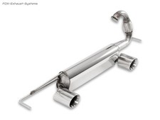 Le Sport Échappement Duplex Smart Fortwo 3 Type 453 Ab 2014 pour Brabus Approche