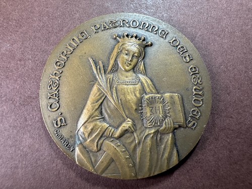 Médaille bronze sainte - médaille,