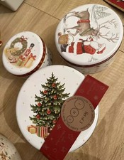 Magnifique  3 Boîtes En Métal 🎅🏡 🍫 Villeroy & Boch