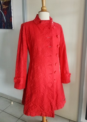 Desigual manteau léger rouge - manteau,