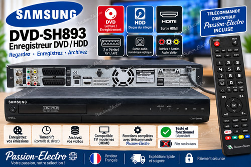 Samsung dvd sh893 enregistreur - samsung,