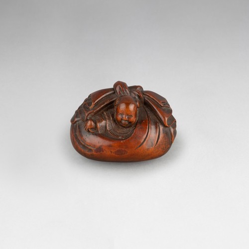 Netsuke karako sculpté - –,