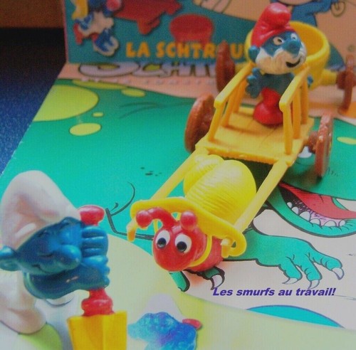 Grand schtroumpf chariot - grand,
