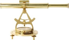 Télescope nautique Alidade en laiton : 14,5" avec instrument de table à base ...