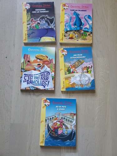 Lot livres géronimo - de, 5