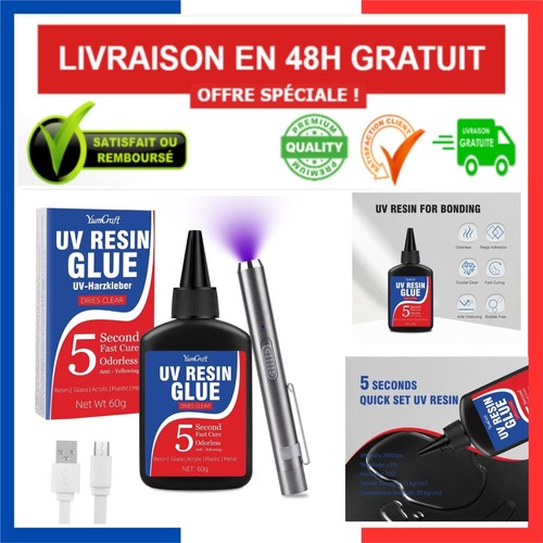 Colle 60g avec lampe - uv,