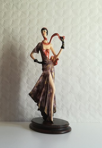 Sculpture femme art déco - art,
