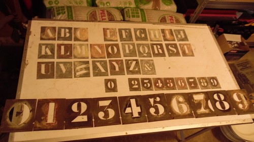 Ancien alphabet lettres - ancien, et