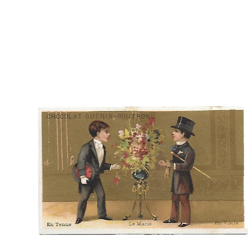 Ancien chromo pub chocolat - ancien,