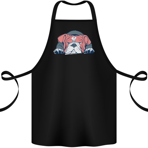 Tablier coton pour bulldog - pour,