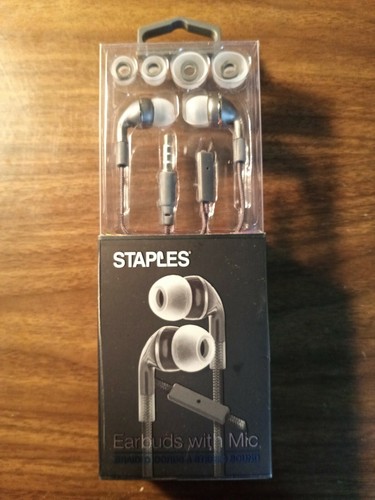 Staples earbuds 53140 with - earbuds,