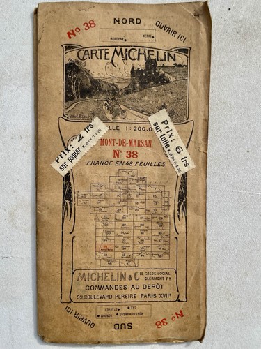 Début xxe ancienne carte - dÉbut,