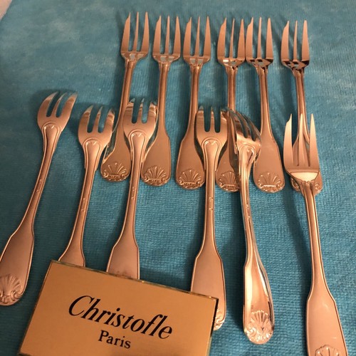 Christofle cake forks model - christofle,