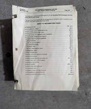 1987 Dodge Aries Coupe Sedan Wagon Parts Catalog Manual K LE