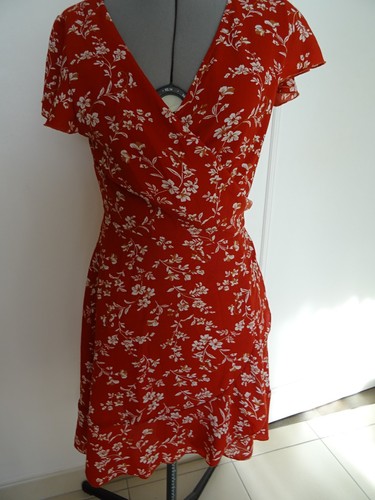 Robe portefeuille rouge